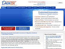 Tablet Screenshot of datatek-net.com